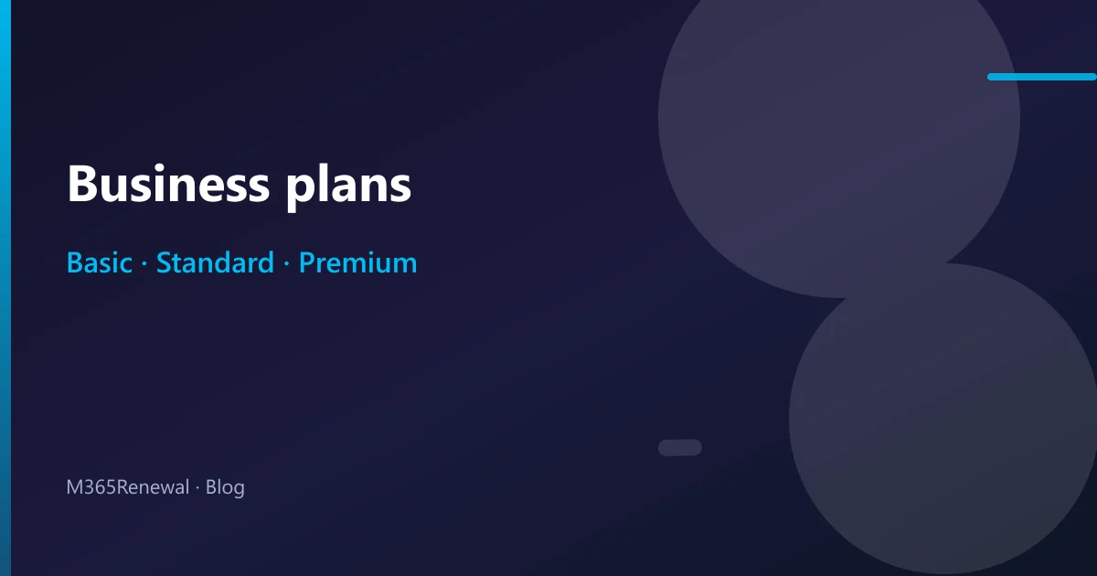Microsoft 365 Business Basic vs Standard vs Premium (2026)