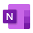 Microsoft OneNote icon for note-taking in E5 plan (No Teams)