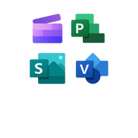 Microsoft 365 Creativity and Presentation Tools Icon
